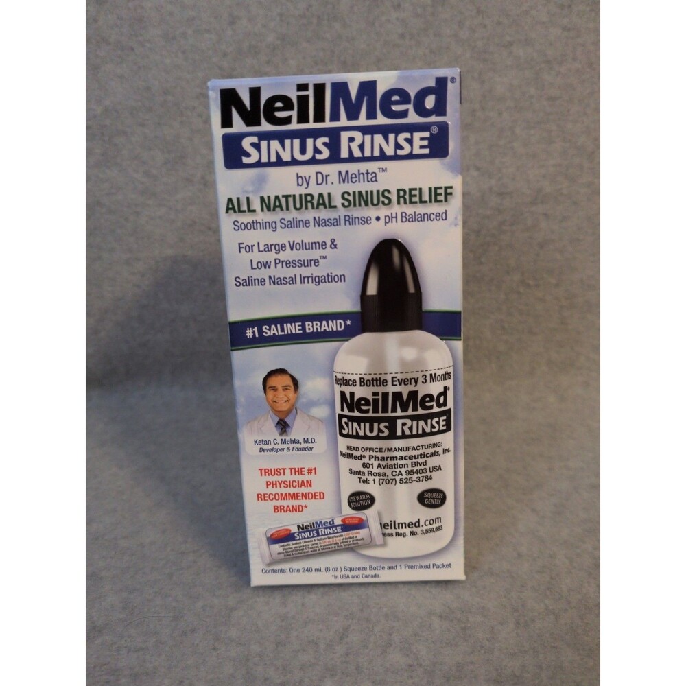 Neilmed Sinus Rinse Bottle With 1 Packet New Sealed